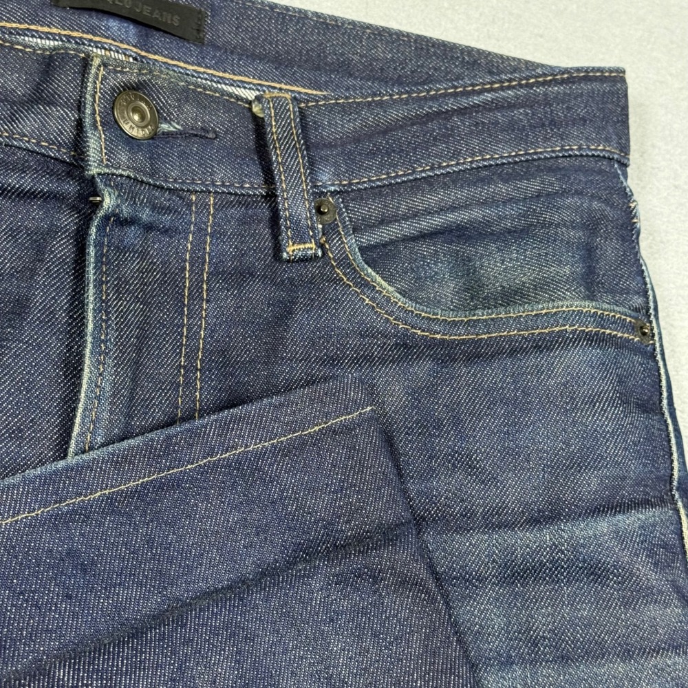Uniqlo Slim Fit Jeans Dark Wash Indigo Stretch Denim Mens 28x34